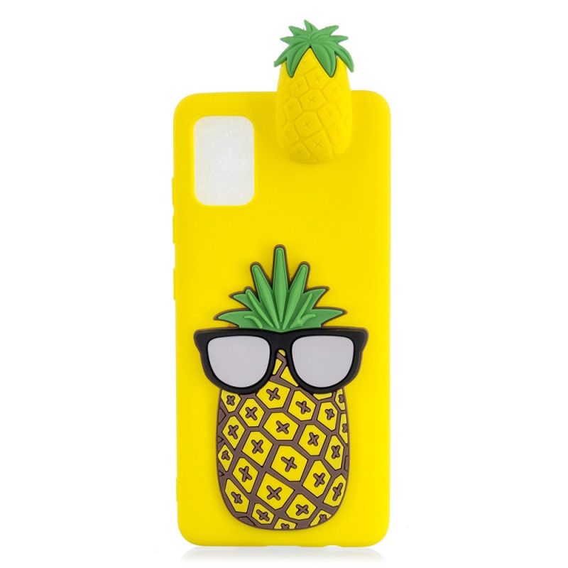 Kuori Samsung Galaxy A41 Viileä 3D-Ananas