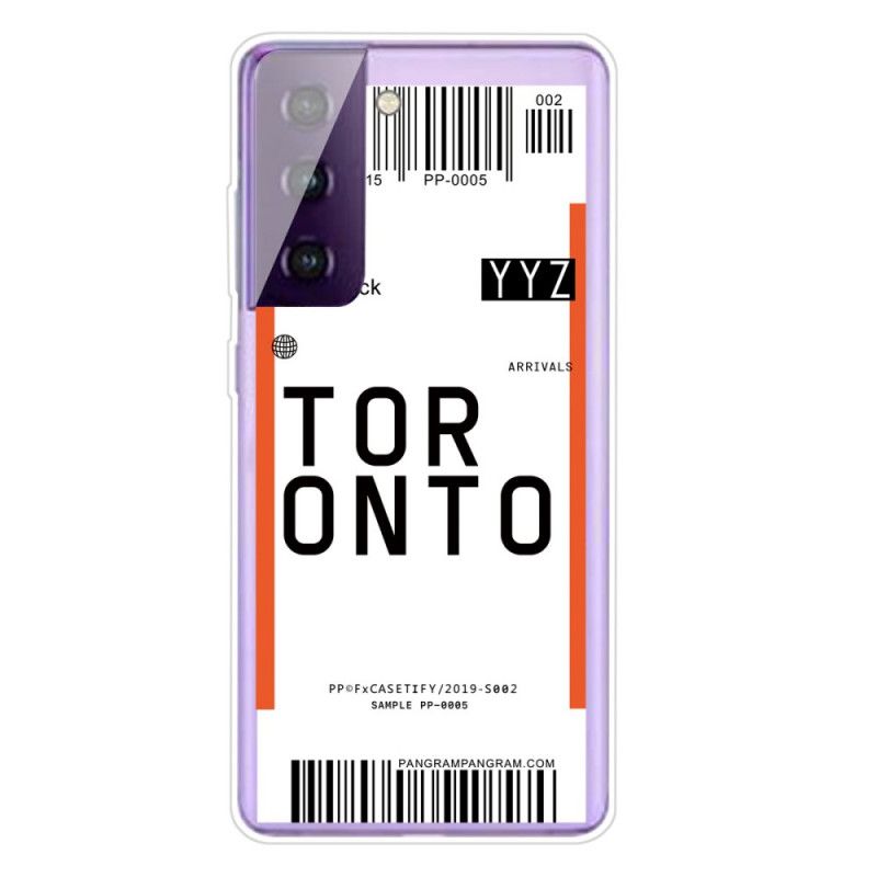 Case Kuoret Samsung Galaxy S21 5G Puhelinkuoret Maihinnousukortti Torontoon