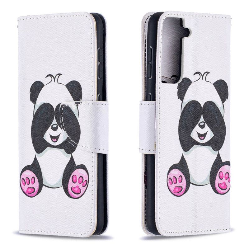 Flip Case Samsung Galaxy S21 5G Hauska Panda