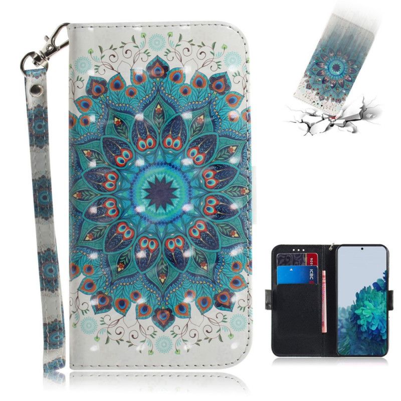 Flip Case Samsung Galaxy S21 5G Mestarillinen Mandala Tangalla