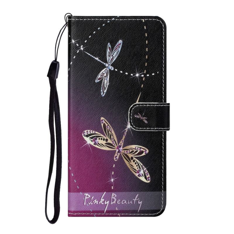 Flip Case Samsung Galaxy S21 5G Sudenkorentoja. Joissa On Remmi