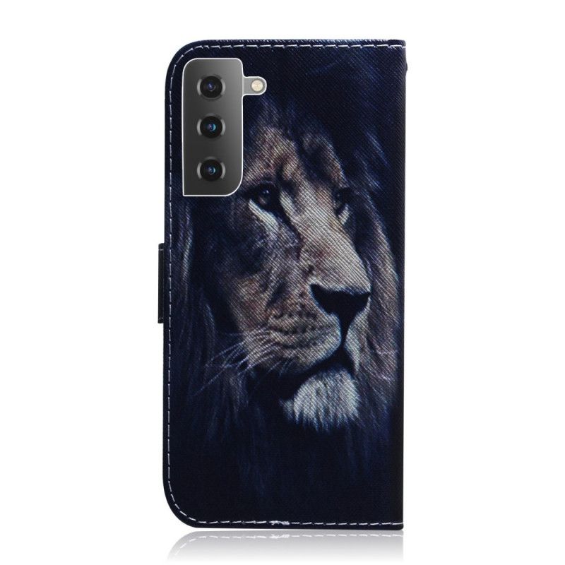 Flip Case Samsung Galaxy S21 5G Unelmoiva Leijona