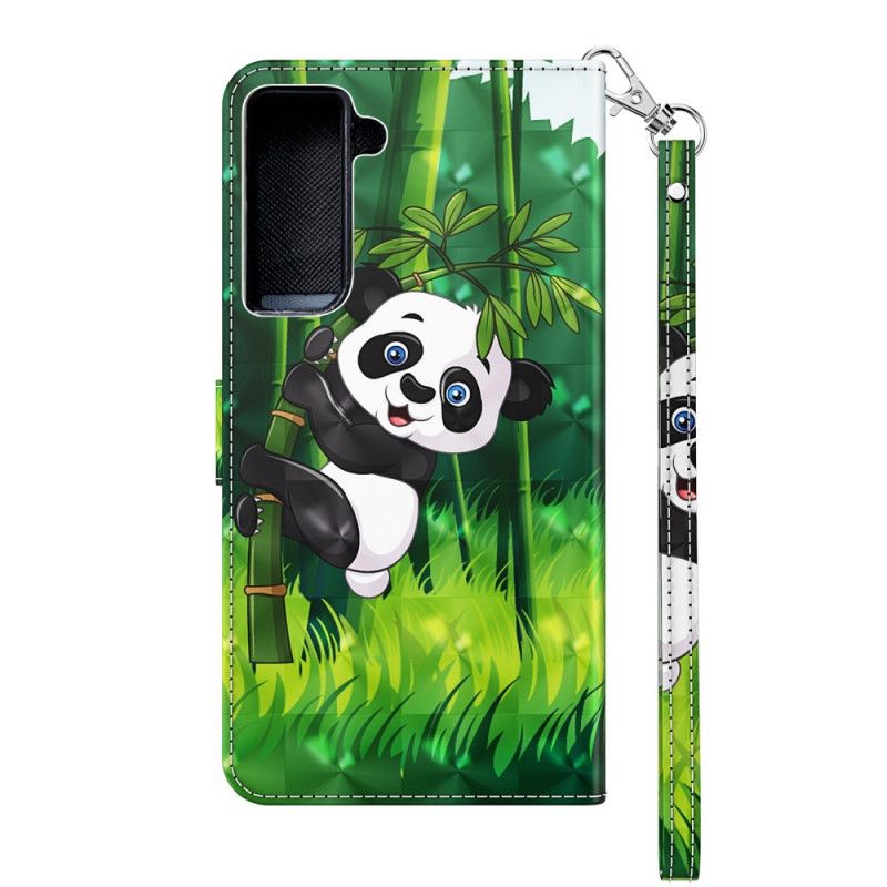 Kotelot Samsung Galaxy S21 5G Panda Ja Bambu Suojakuori