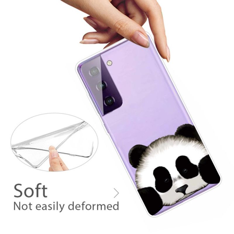 Kuori Samsung Galaxy S21 5G Läpinäkyvä Panda Suojakuori