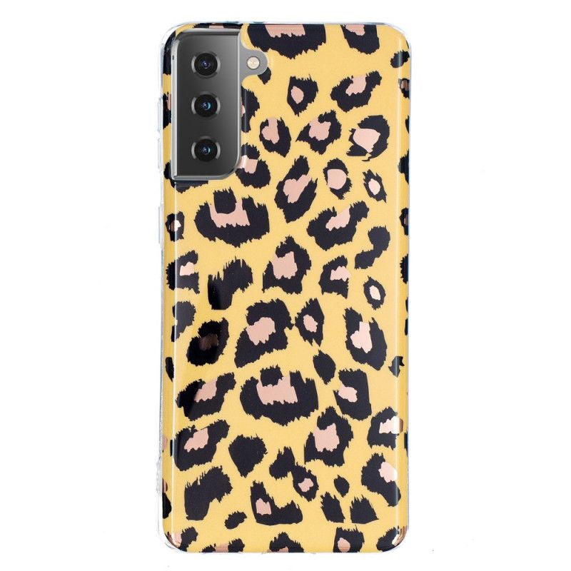 Kuori Samsung Galaxy S21 5G Leopardityyli Marmori