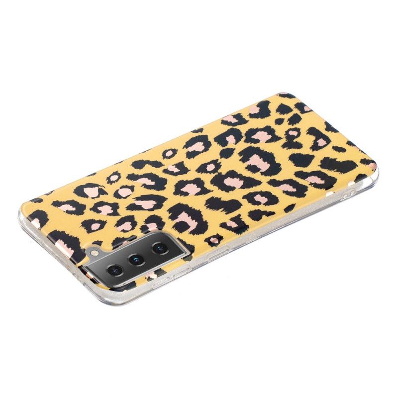 Kuori Samsung Galaxy S21 5G Leopardityyli Marmori