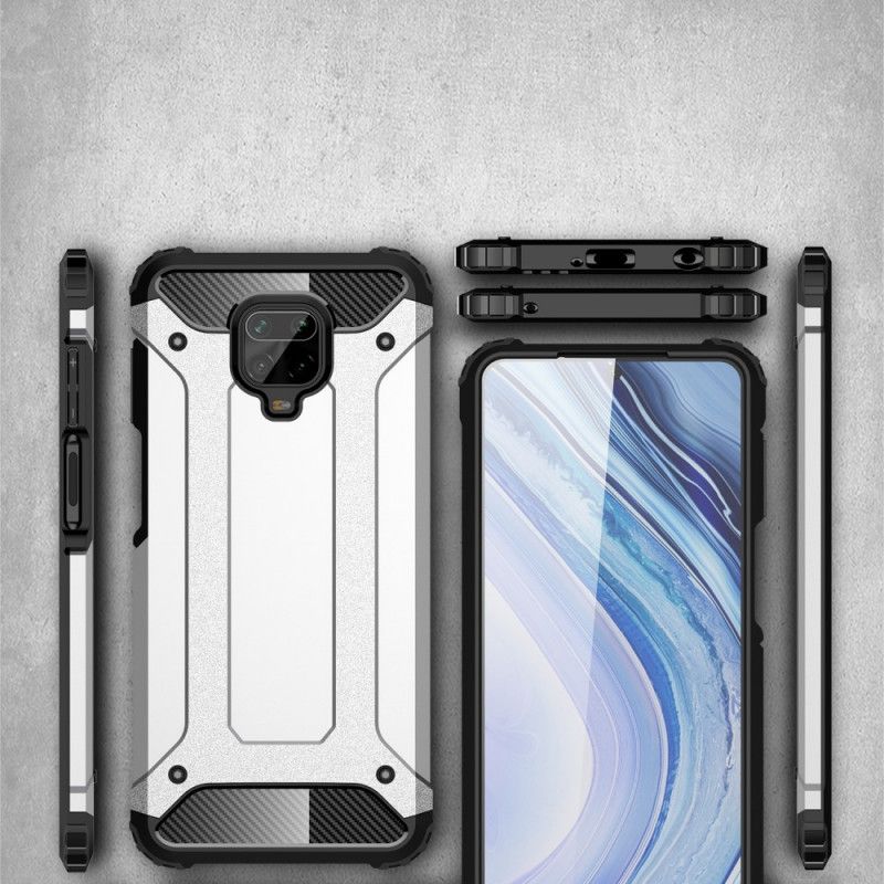 Case Kuoret Xiaomi Redmi Note 9S / Note 9 Pro Punainen Musta Puhelinkuoret Perhe