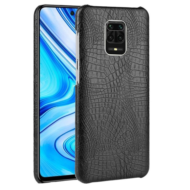 Case Kuoret Xiaomi Redmi Note 9S / Note 9 Pro Valkoinen Musta Puhelinkuoret Krokotiilin Ihon Tyyli