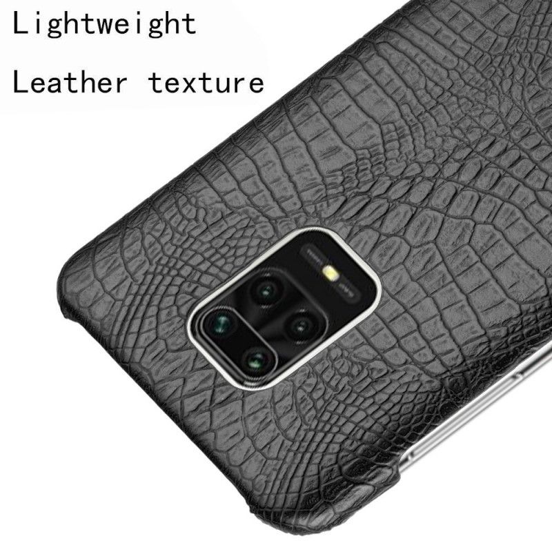 Case Kuoret Xiaomi Redmi Note 9S / Note 9 Pro Valkoinen Musta Puhelinkuoret Krokotiilin Ihon Tyyli