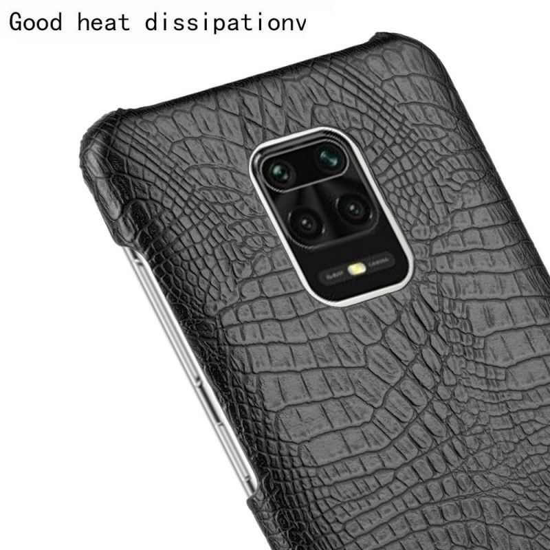 Case Kuoret Xiaomi Redmi Note 9S / Note 9 Pro Valkoinen Musta Puhelinkuoret Krokotiilin Ihon Tyyli