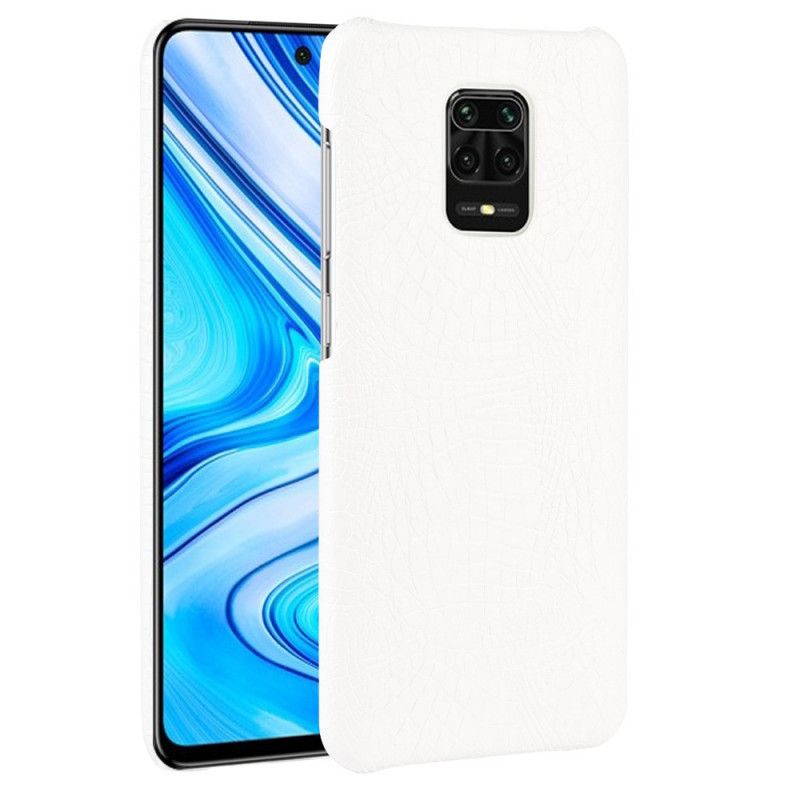 Case Kuoret Xiaomi Redmi Note 9S / Note 9 Pro Valkoinen Musta Puhelinkuoret Krokotiilin Ihon Tyyli