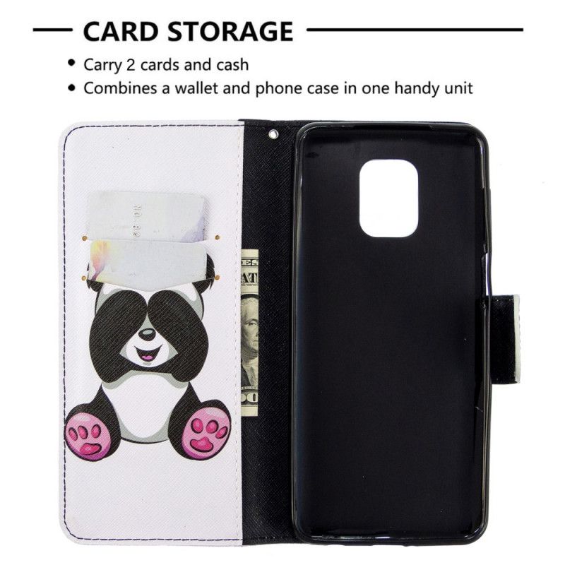 Flip Case Xiaomi Redmi Note 9S / Note 9 Pro Hauska Panda