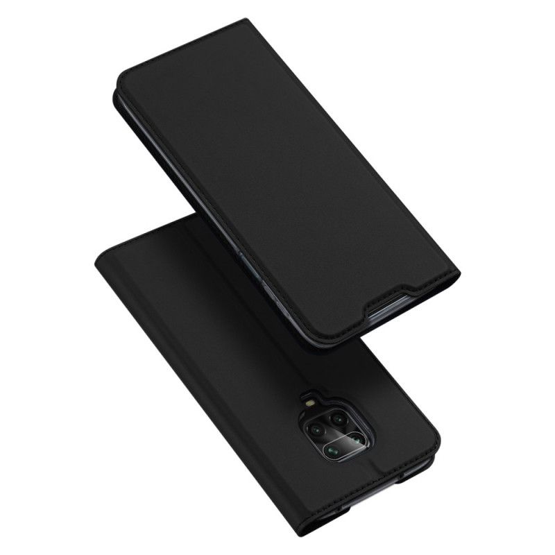 Flip Kotelot Xiaomi Redmi Note 9S / Note 9 Pro Tummansininen Musta Dux Ducis Suojakuori