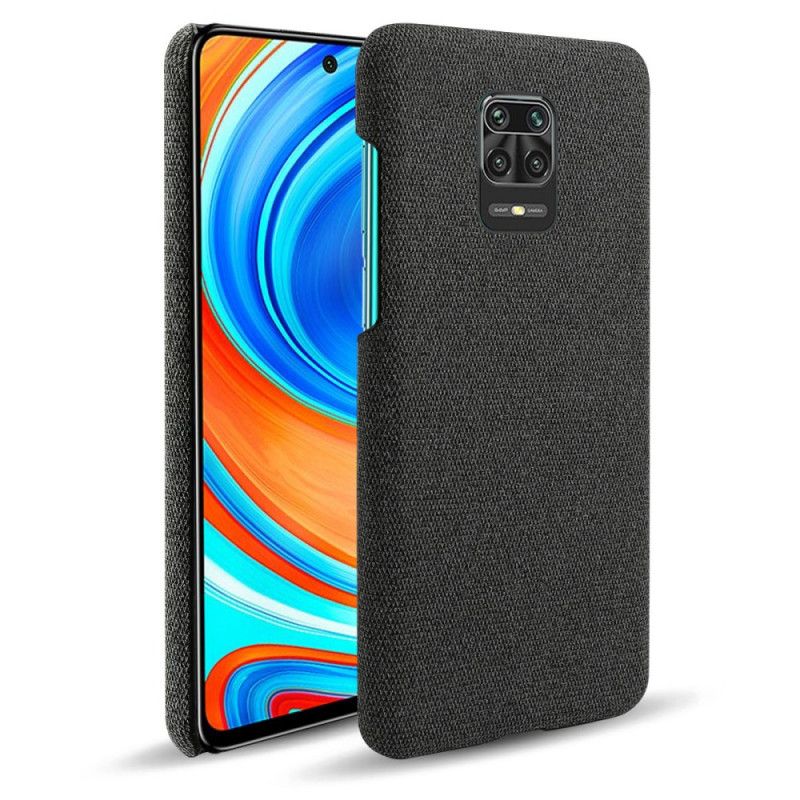 Kuori Xiaomi Redmi Note 9S / Note 9 Pro Harmaa Musta Ksq Tyylikäs Kangas Suojakuori