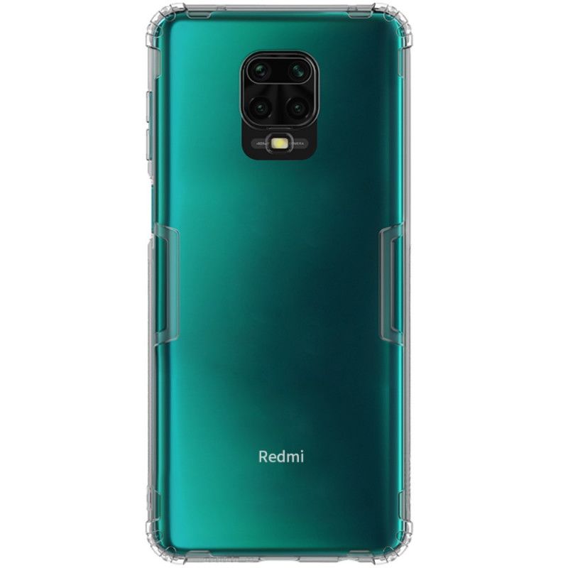 Kuori Xiaomi Redmi Note 9S / Note 9 Pro Harmaa Valkoinen Vahvistettu Läpinäkyvä Nillkin Suojakuori