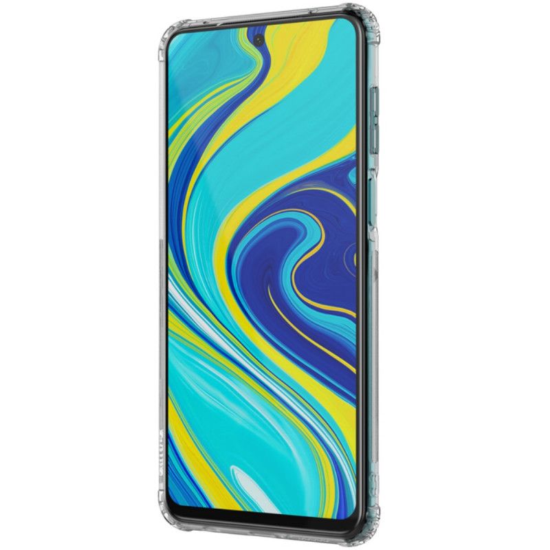 Kuori Xiaomi Redmi Note 9S / Note 9 Pro Harmaa Valkoinen Vahvistettu Läpinäkyvä Nillkin Suojakuori