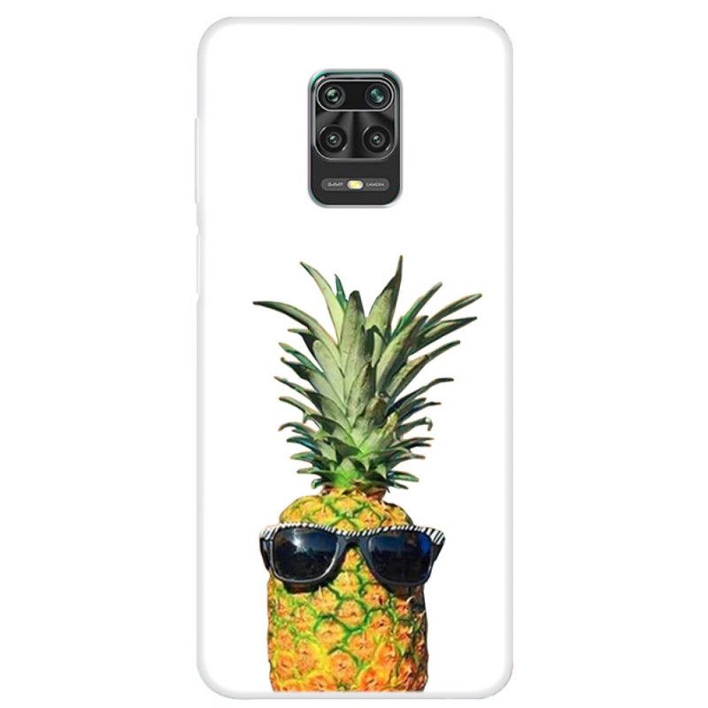 Kuori Xiaomi Redmi Note 9S / Note 9 Pro Puhelinkuoret Lasillinen Ananas