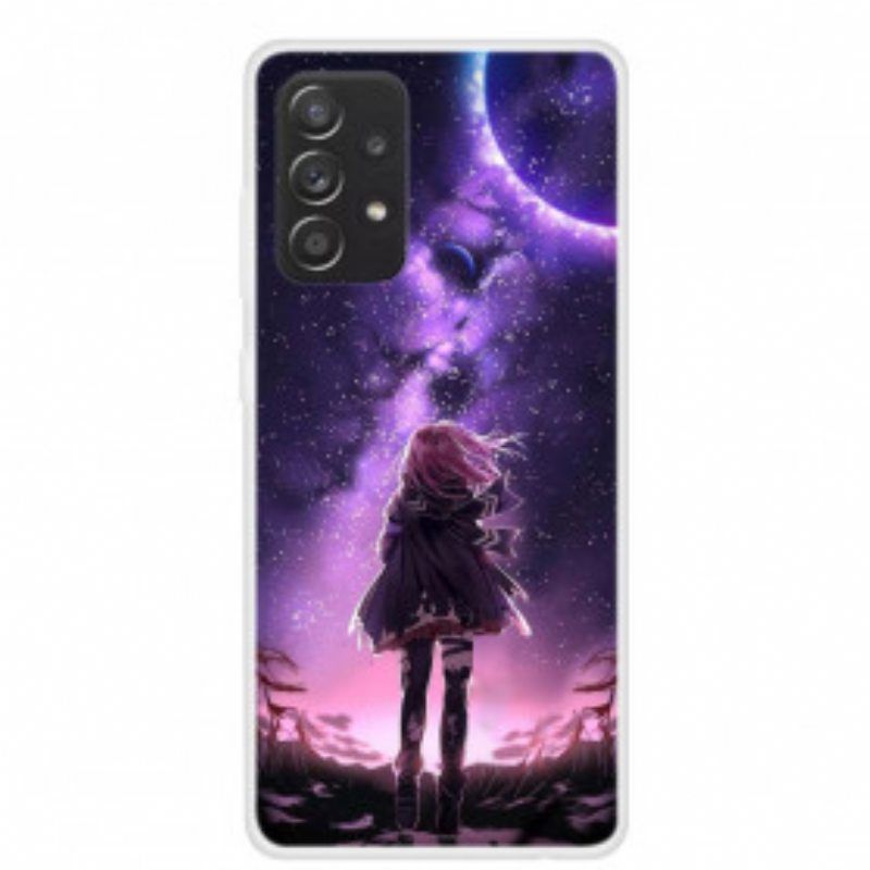 Case Samsung Galaxy A52 4G / A52 5G / A52s 5G Maaginen Täysikuu