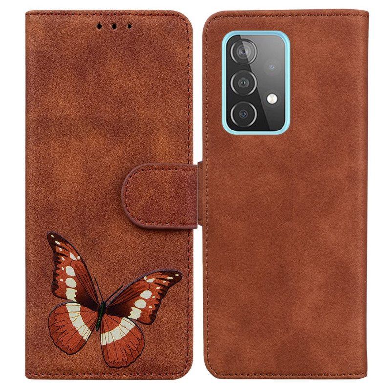 Kotelot Samsung Galaxy A52 4G / A52 5G / A52s 5G Skin Touch Butterfly