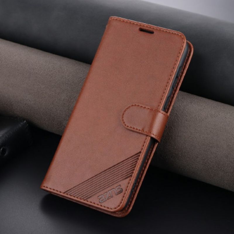 Flip Kotelot Xiaomi Redmi 10 Azns Faux Leather Suojakuori