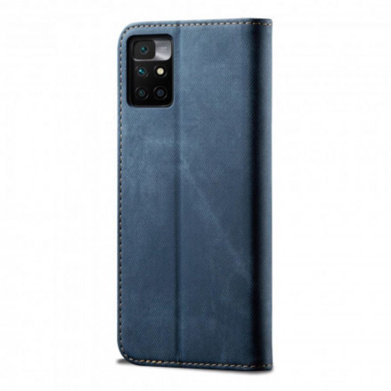 Flip Kotelot Xiaomi Redmi 10 Denim Kangas