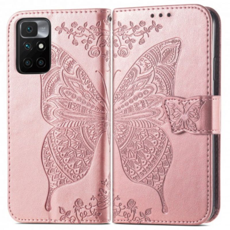 Flip Kotelot Xiaomi Redmi 10 Half Butterflies