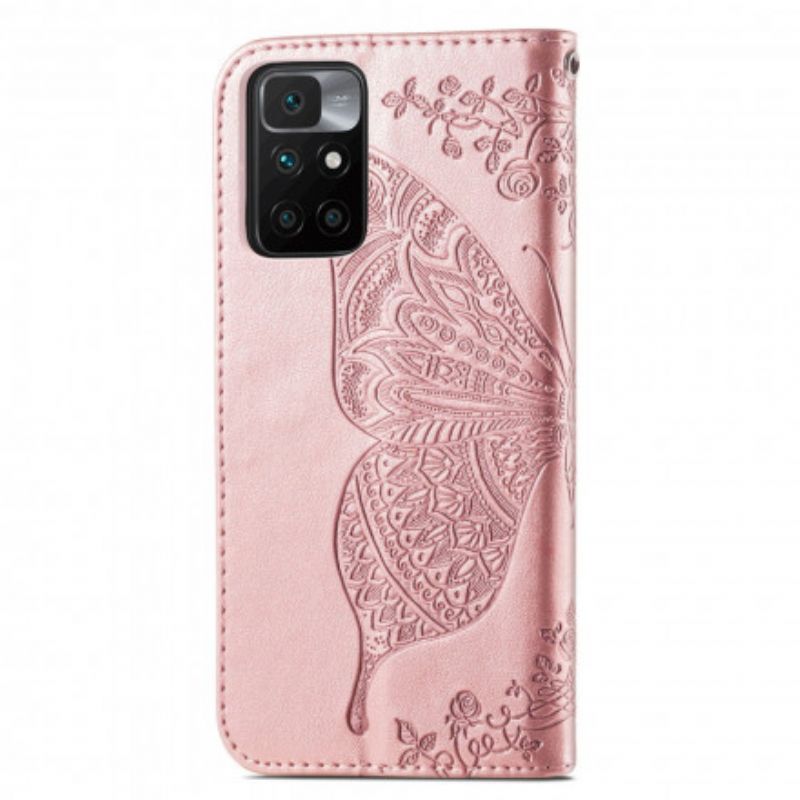 Flip Kotelot Xiaomi Redmi 10 Half Butterflies