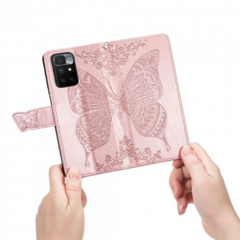 Flip Kotelot Xiaomi Redmi 10 Half Butterflies