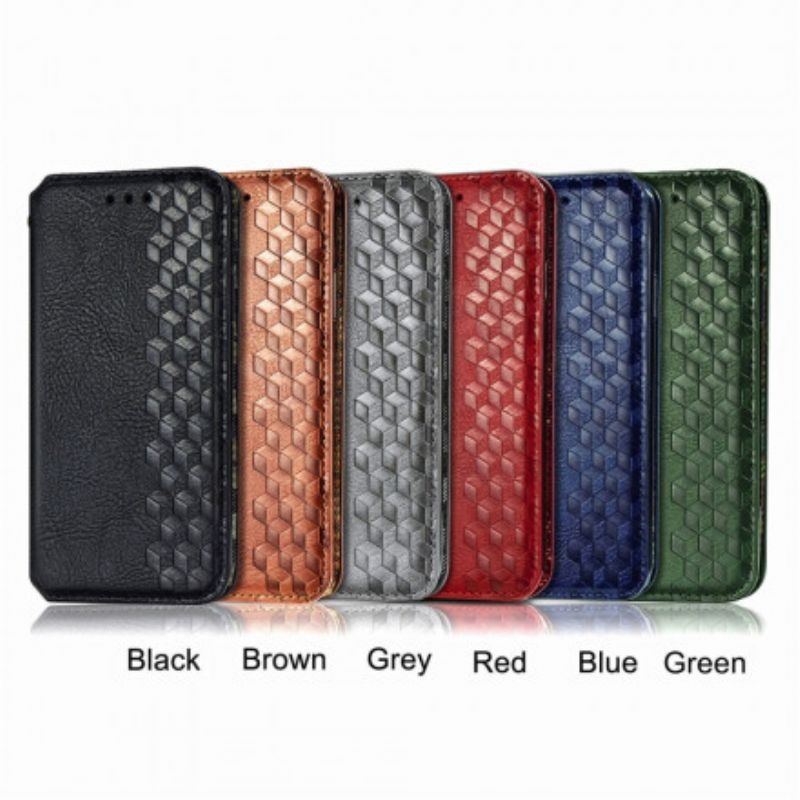 Flip Kotelot Xiaomi Redmi 10 Leather Effect Diamond Texture