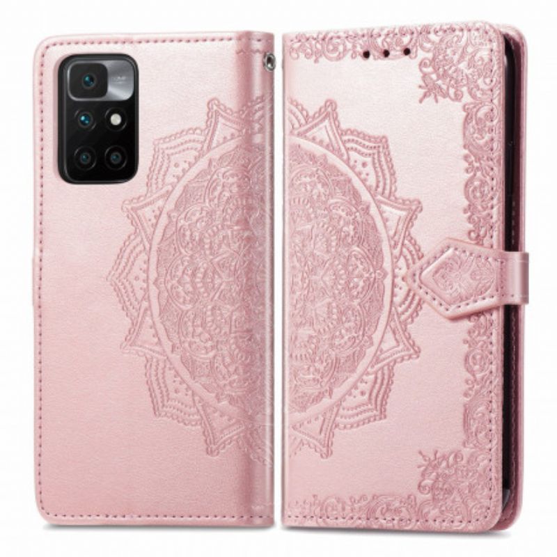 Flip Kotelot Xiaomi Redmi 10 Mandala-keskiaika Suojakuori