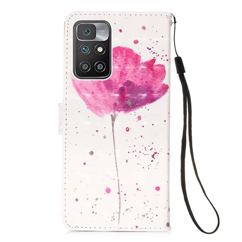 Flip Kotelot Xiaomi Redmi 10 Poppy Watercolour