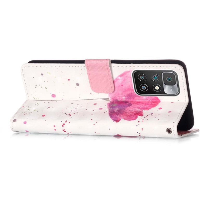 Flip Kotelot Xiaomi Redmi 10 Poppy Watercolour