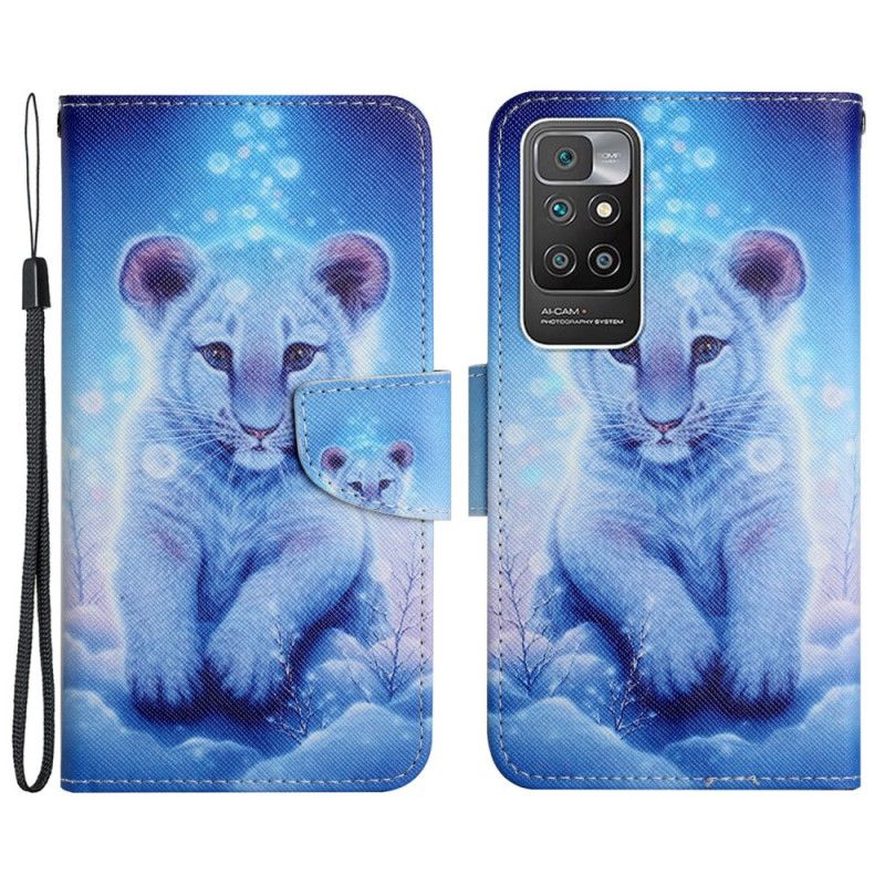 Flip Kotelot Xiaomi Redmi 10 Snow Tiger