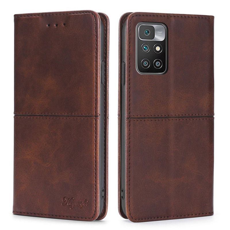 Flip Kotelot Xiaomi Redmi 10 Style Leather Couture Suojakuori