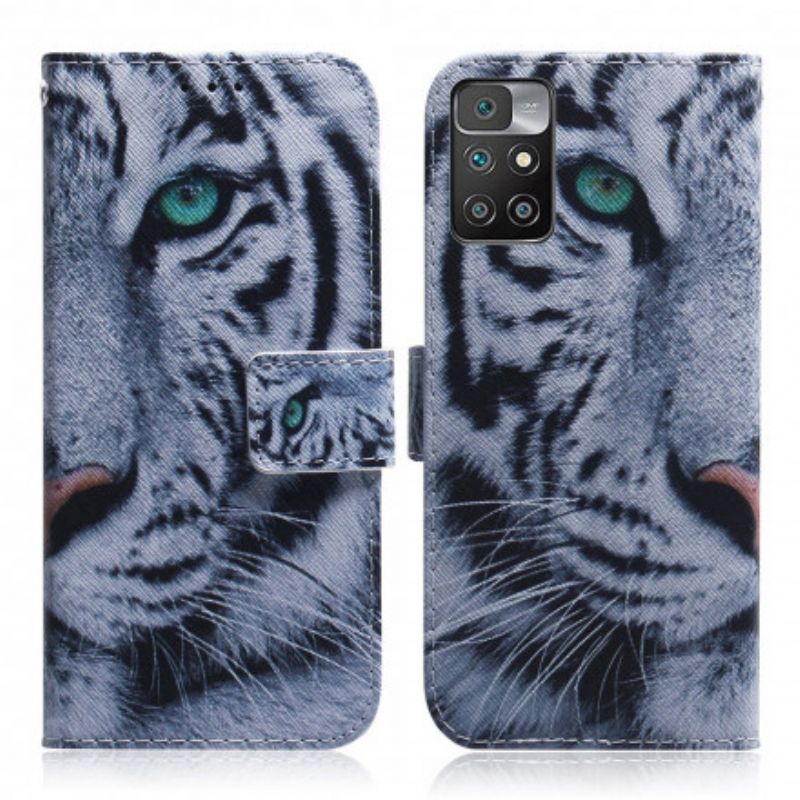 Flip Kotelot Xiaomi Redmi 10 Tiger Face