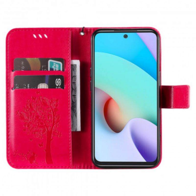 Flip Kotelot Xiaomi Redmi 10 Tree And Thong Cat