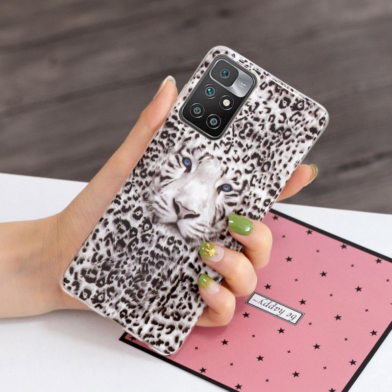 Kuori Case Xiaomi Redmi 10 Puhelinkuoret Fluoresoiva Leopard