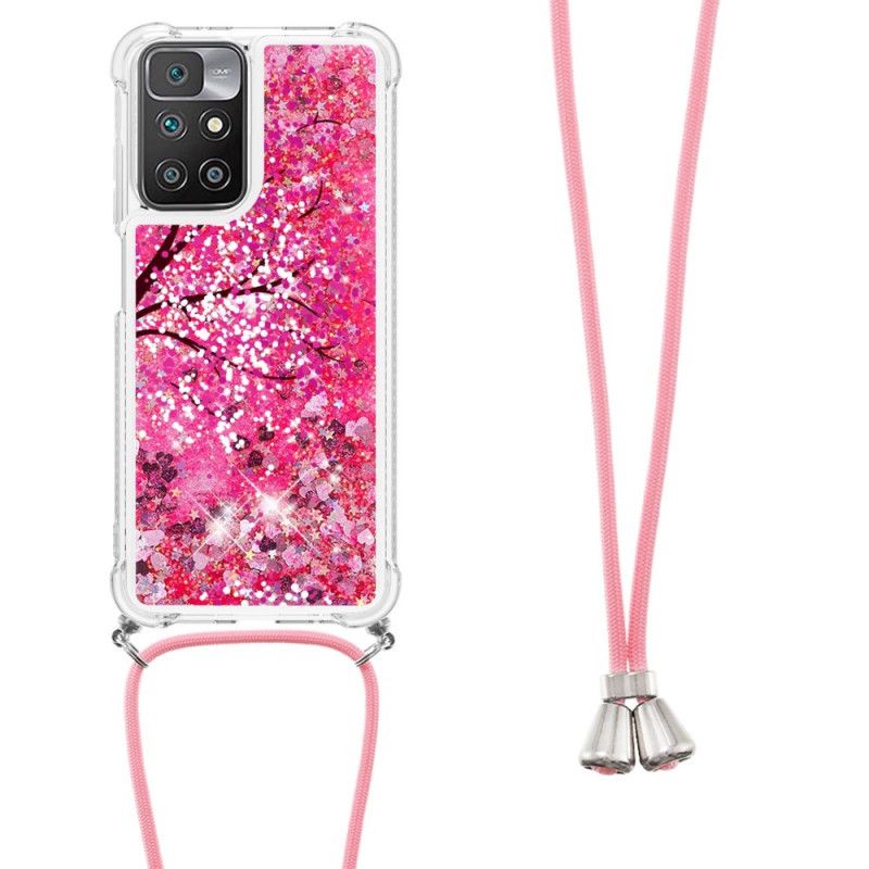 Kuori Case Xiaomi Redmi 10 Puhelinkuoret Johdollinen Glitter Tree