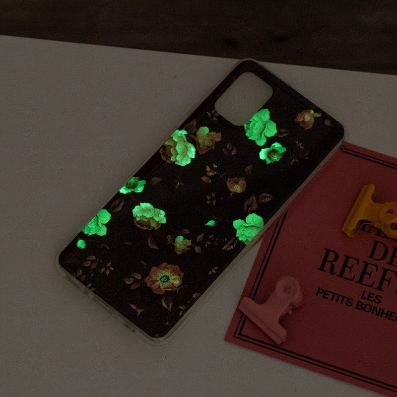 Kuori Xiaomi Redmi 10 Fluoresoiva Kukka Suojakuori