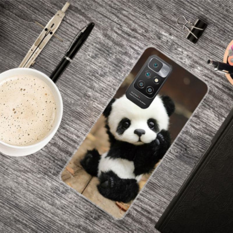 Kuori Xiaomi Redmi 10 Joustava Panda