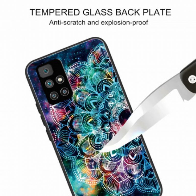 Kuori Xiaomi Redmi 10 Tempered Glass Mandala Suojakuori