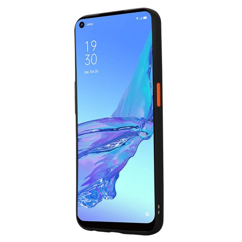 Case Kuoret Oppo A53s Punainen Musta Puhelinkuoret Matta Hybridi