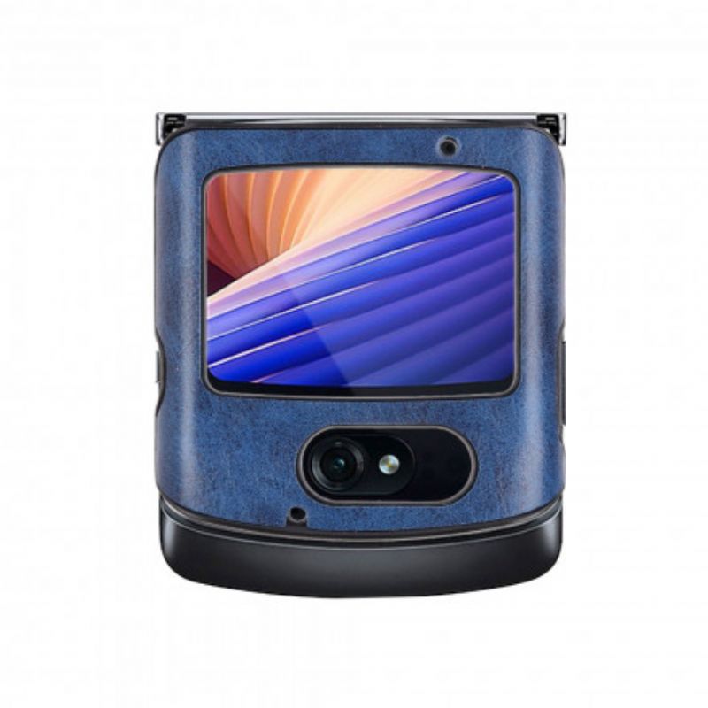 Kuori Motorola Razr 5g Keinonahkaompeleet