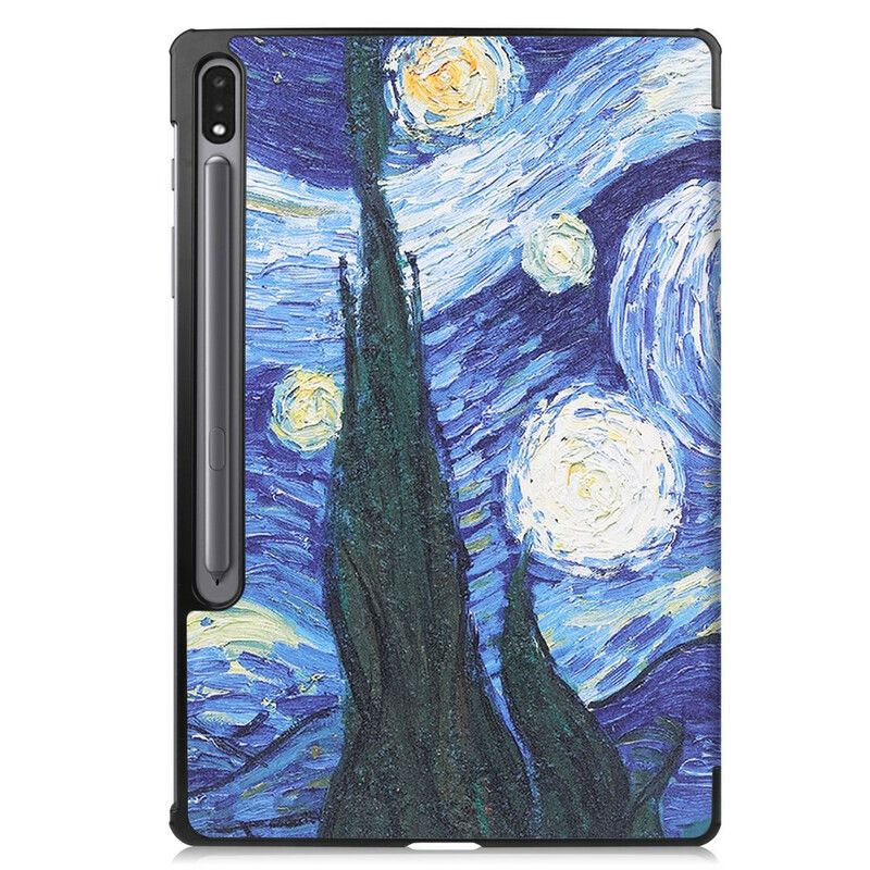 Älykäs Kotelo Samsung Galaxy Tab S7 Fe Starry Night Kynäteline