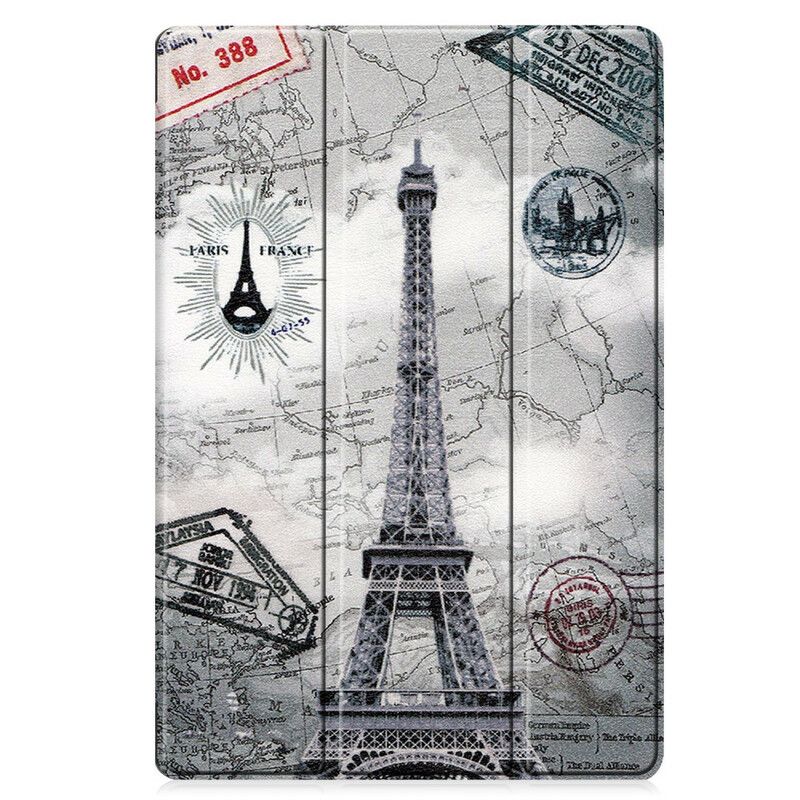 Smart Case Samsung Galaxy Tab S7 Fe Eiffel Tower Stylus-pidike