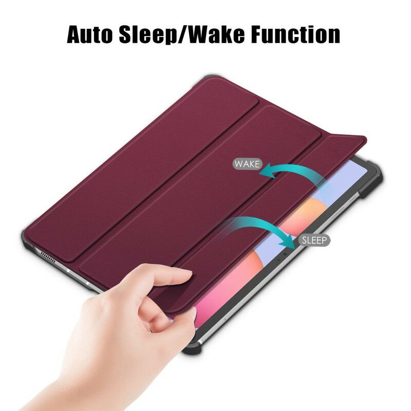 Vahvistettu Smart Case Samsung Galaxy Tab S7 Fe Tri Fold