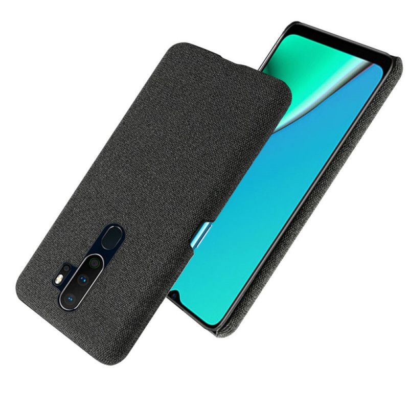 Case Kuoret Oppo A5 2020 Harmaa Musta Puhelinkuoret Ksq-Kankaan Rakenne