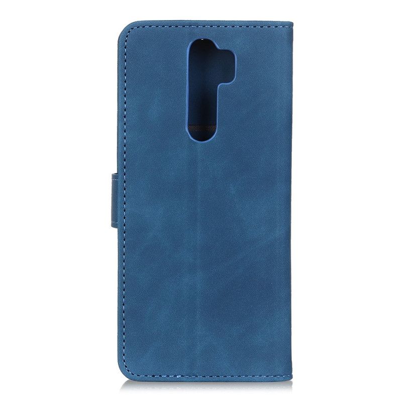 Flip Case Oppo A5 2020 Punainen Musta Vintage Khazneh -Nahka Matta