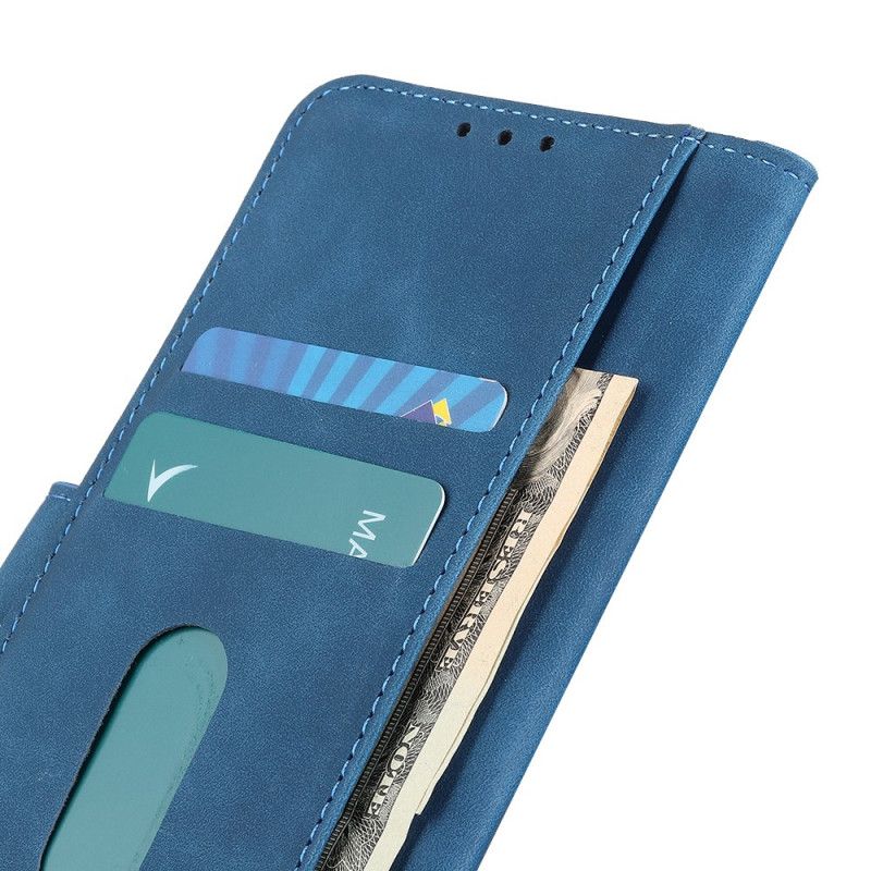 Flip Case Oppo A5 2020 Punainen Musta Vintage Khazneh -Nahka Matta