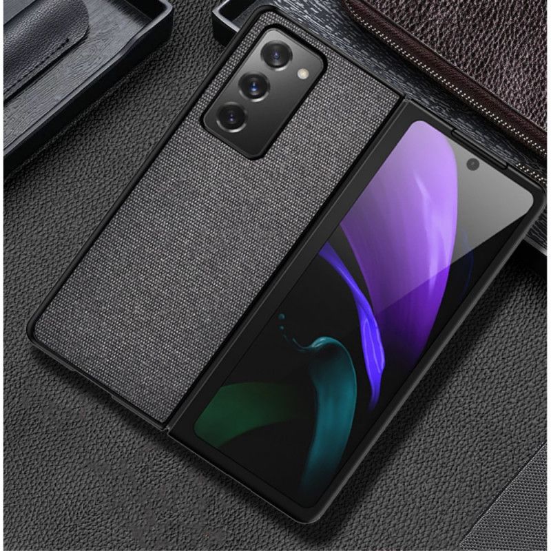 Kuori Samsung Galaxy Z Fold 2 Harmaa Musta Kangashybridi